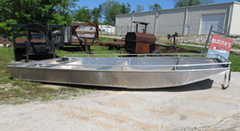 Custom Built All Aluminum Welded 10 x 20 Big Jon Boat Utility Work Boat Fishing Duck Boat For Sale near Somerset Kentucky