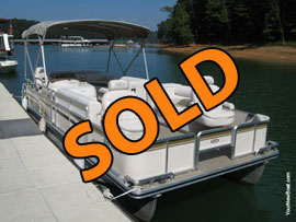 2006 Harris FloteBote Super Sunliner 230LX Pontoon Boat For Sale on Norris Lake