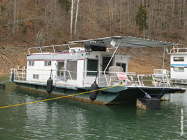 1968 LeisureCraft 11 x 38 (Steel) Houseboat + Dock For Sale on Norris Lake at Whitman Hollow Marina