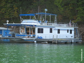 1984 Sumerset 14 x 70 Houseboat For Sale on Norris Lake TN