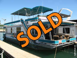 1995 Lakeview 14 x 54WB Houseboat  For Sale