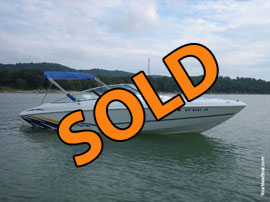 2000 Baja 232 Islander Open Bow Rider Power Boat For Sale on Norris Lake TN