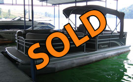2013 Premier 220 Sunsation Pontoon Boat For Sale with 90HP Yamaha Outboard Motor on Norris Lake TN