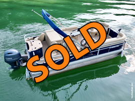 2nd Owner Fresh Water 2017 Bennington S20 SS Pontoon Boat with 90HP Yamaha 4-Stroke Outboard Motor and Fish and Cruise Package For Sale on Norris Lake Tennessee at Mountain Lake Marina in Rocky Top Tennessee