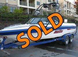 2001 Malibu Sunsetter VLX Wake Boat For Sale near Norris Lake TN