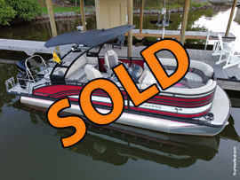 2021 Harris Solstice 230 SL Tritoon with 300HP Mercury 4-Stroke Outboard Motor For Sale on the Tellico Lake Section of the Tennessee River near Vonore Tennessee