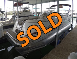 2007 Crest Savannah 22 LST Tritoon with 250HP Suzuki Four Stroke Outboard For Sale on Norris Lake TN