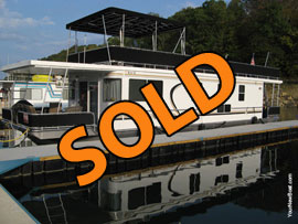 2007 Horizon 14 x 54WB 2 Bedroom Aluminum Hull Houseboat For Sale on Norris Lake TN at Sequoyah Marina