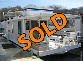 1967 Stardust 11 x 39 Steel Hull Houseboat For Sale on Norris Lake Tennessee