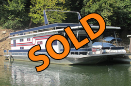 1988 Jamestowner 16 x 64 Aluminum Hull Houseboat For Sale on Lake Cumberland Ky at Somerset Boat Club