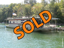 1988 Norris Craft 17'9'' x 70 (Steel) Houseboat w/Catwalks For Sale on Norris Lake TN
