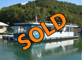 1993 SolidCraft Aluminum Hull Houseboat For Sale on Lake Norris TN