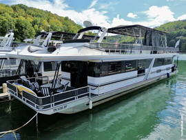 1996 Norris Yachts 16 x 74WB Custom Built Aluminum Hull Houseboat For Sale on Norris Lake Tennessee at Sequoyah Marina