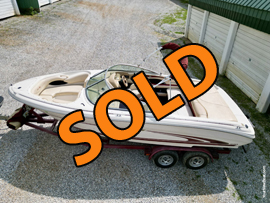 One Owner Fresh Water 1999 SeaRay 210 Signature Bowrider For Sale near Norris Lake Tennessee at Deerfield Resort near LaFollette TN