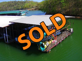 29 x 50 Dock with 16 x 42 Covered Slip For Sale on Norris Lake Tennessee at Twin Cove Marina