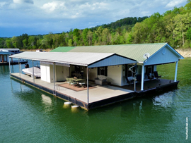 3 Bed/2 Bath - Approx 20' 5'' x 53' - 999sqft - Floating Cabin For Sale on Norris Lake Tennessee at Cedar Grove Marina