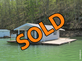 12 x 27 Floating Cabin (Approx 324sqft) For Sale on Norris Lake TN at Sequoyah Marina